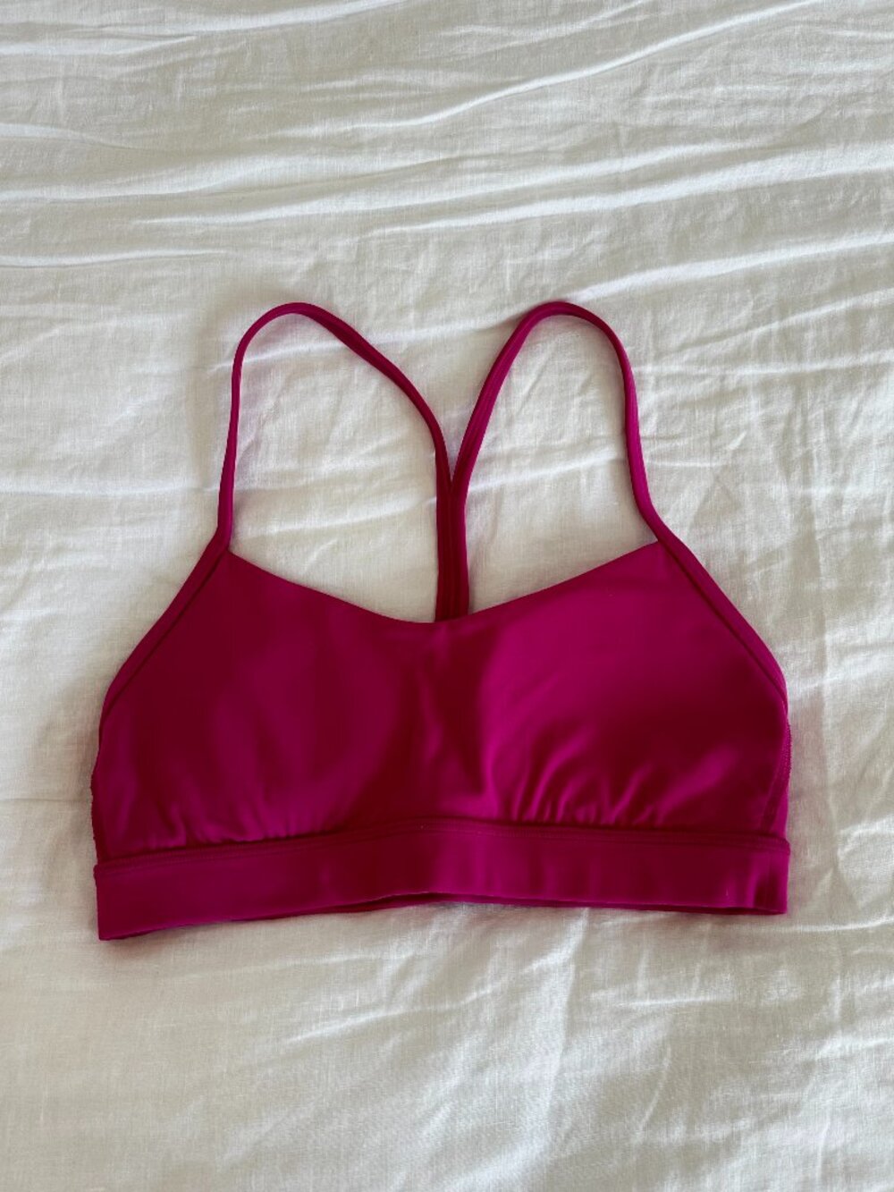 Lululemon Sonic Pink Flow Y bra